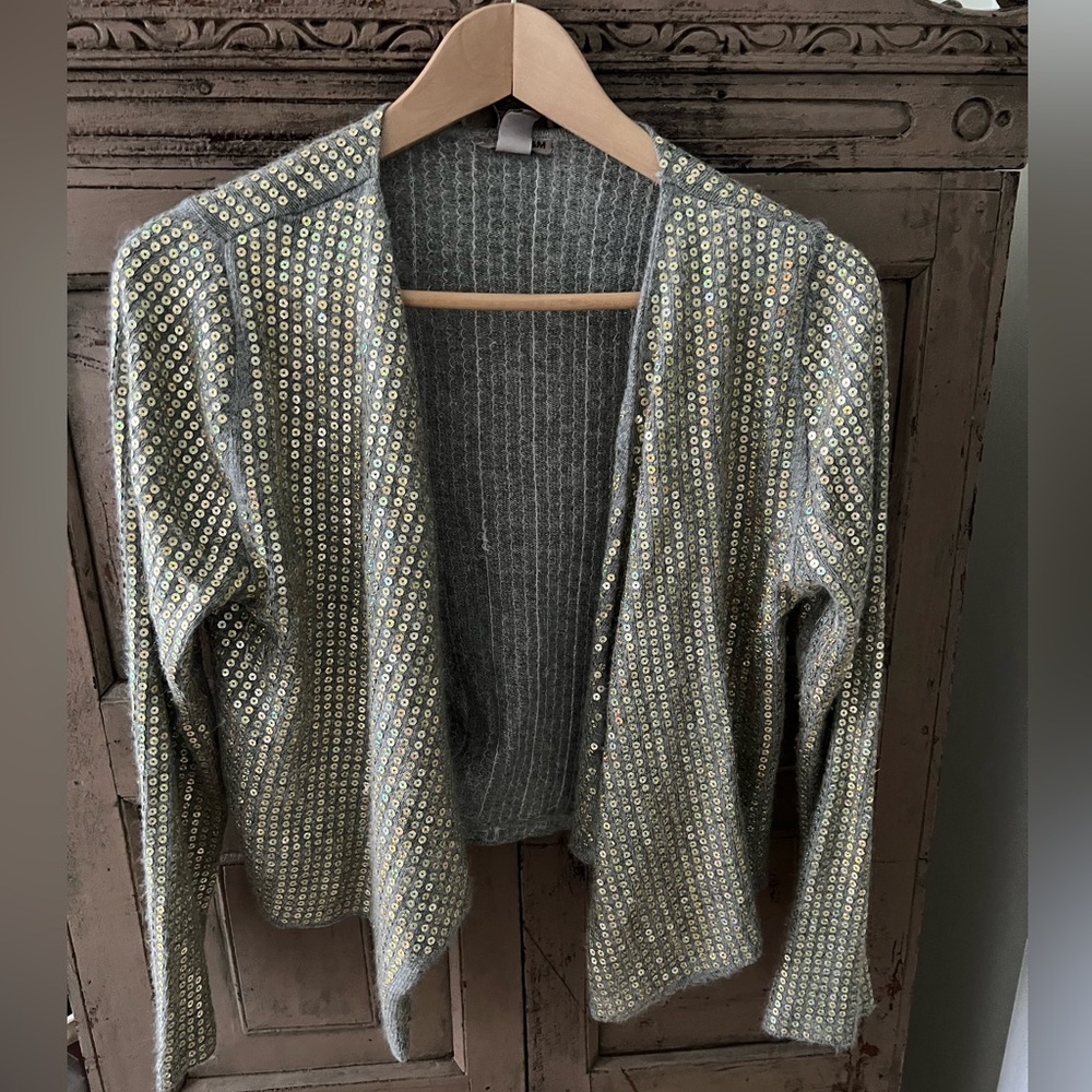 Sequin cardigan, size 6